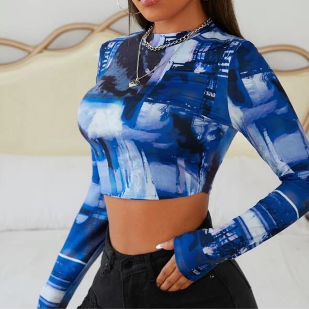 shein long sleeve going out top